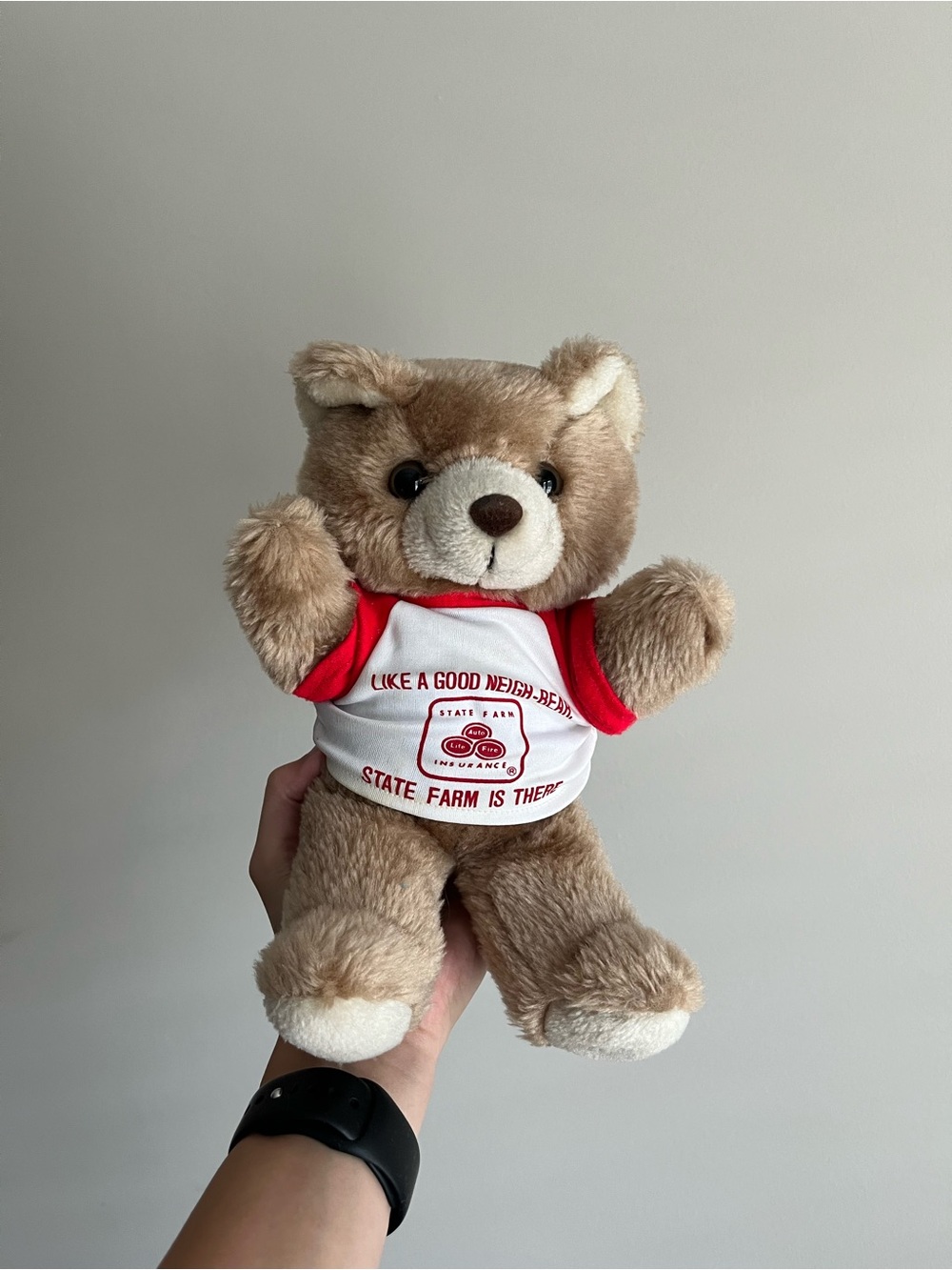 VTG 1990s Neigh-Bear Plush Teddy Bear State Farm Stuffed Animal